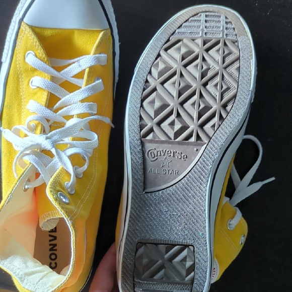 Converse Yellow High-Top Sneakers - Picture 5 of 5